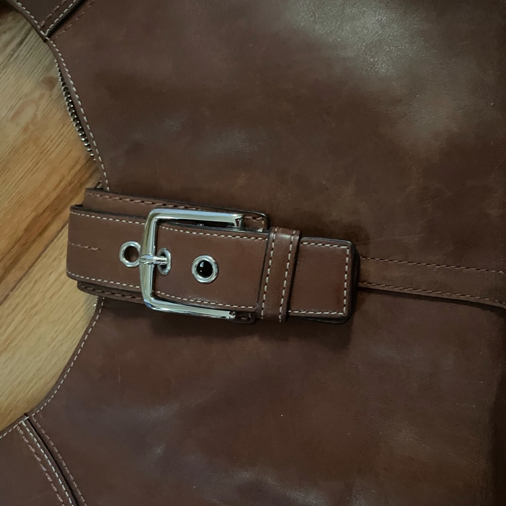 Coach vintage Hamilton brown leather hobo bag. Mini bag - Picture 2 of 10